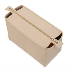 Purse Organizer Insert, Felt Bag organizer with zipper & cover, Handbag & Tote Shaper