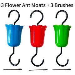 Flower Ant Moat for Hummingbird Feeders three color9*9*5