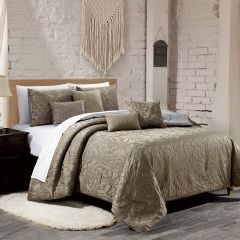 JABA Comforter Sets,Como-Taupe