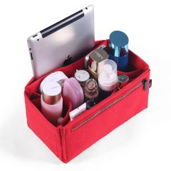Bag Organizer for Celine Luggage Nano，Felt，Red
