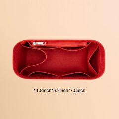 organizer bag-LN mm-felt-side zipper