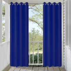 Window Curtain Panel ,Dark Blue