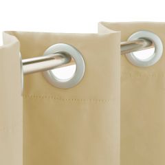 Beige Window Curtain Panel 