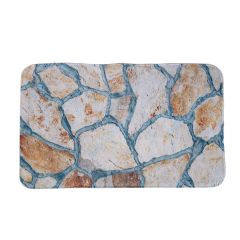 Door Mat Marble Pattern Mat Perfect for Doorway,Bathroom,kitchen-Cobble Stone-40*60cm