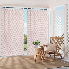 Light Brown Tiled Patio Outdoor Curtain