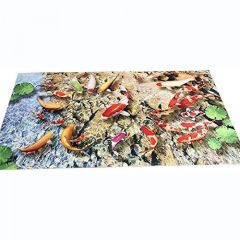 Slip Bathroom Mat Floor Mat Lint Free and Fading 3D Pattern