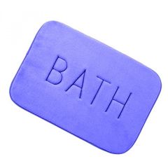  Bathroom Mat Environmental Blue