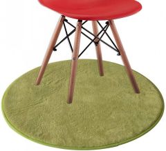 Home Cal Round Memory foam Mat for Floor Protection-Green