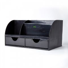 6 Compartments Desk Organizer with Drawer