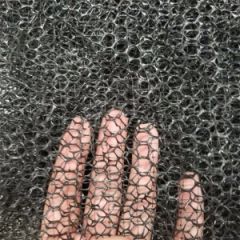 Agfabric 6.5' Width High Quality Plastic 3D Geomat , Black