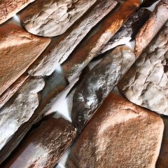 Home Cal Stone Peel and Stick Wallpaper1.97x16.4ft - Brown