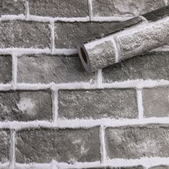  Dusty Gray Waterproof Wallpaper,1.97ft x 16.4ft