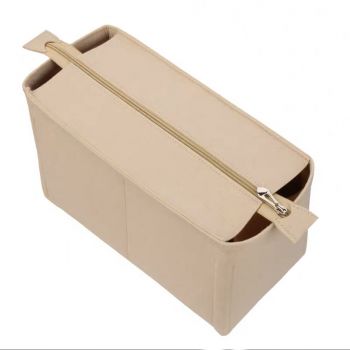 Purse Organizer Insert, Felt Bag organizer with zipper & cover, Handbag & Tote Shaper