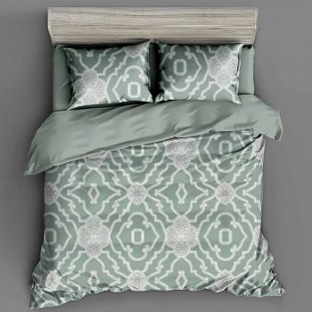 Shatex Light Green Comforter 2 Piece All Season Bedding Textured Pattern Twin Comforter Set - Ultra Soft 100% Polyester - Comforter Twin Size with 1 Pillow Sham