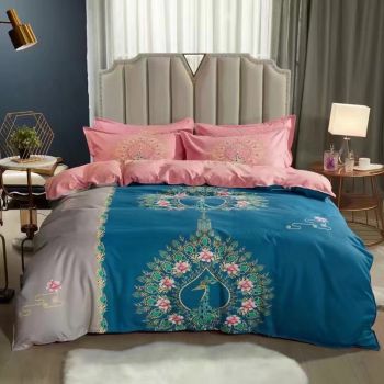 Shatex Paisley Comforter 3 Pieces All Season Bedding Comforter Set for Queen Bed–Ultra Soft 100% Microfiber Polyester Queen Comforter Sets with 2 Pillow Shams