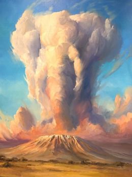 DimitriSirenkoArt Elephant Cloud Print,9x12inch