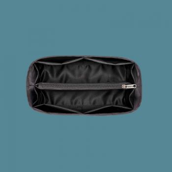 satin-like cotton fabric purse organizer Insert， with zipper Bag Tote Shaper comfortable and durable,For Birkin 35