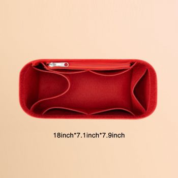 organizer bag-LV neverfull GM-felt-side zipper