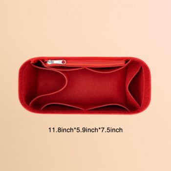 organizer bag-LN mm-felt-side zipper