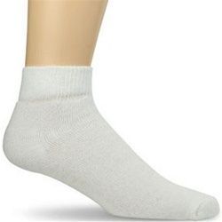 CABS03WH911/BIDSSUPPLY,Men,Ankle Socks,White,9-11