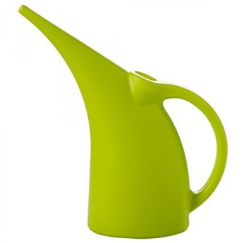 Long Neck Watering Can 1 Liter Watering Spray Kettle Pot Garden Accessory Green