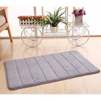 Coral Velvet Vertical Stripes Multi-color Optional 15.75"Wx23.6"H Non-Slip Outdoor Door Mat