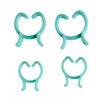 Green Butterfly-shaped Garden Plant Clips Lever Loop Grippers