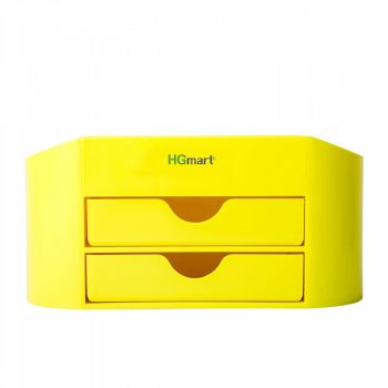 Multifunctional Pen Holder, 9.8*6.1*5.1Inch，Yellow