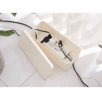 Cable Management Box Storage Organizer，with lid
