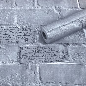 Gary English Letter Waterproof Wallpaper